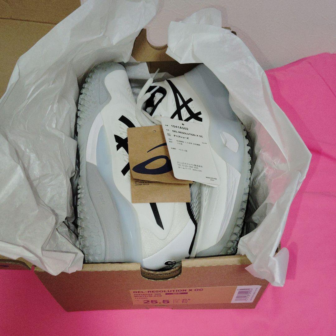 着用2回asics GEL-RESOLUTION X OC2E 25.5