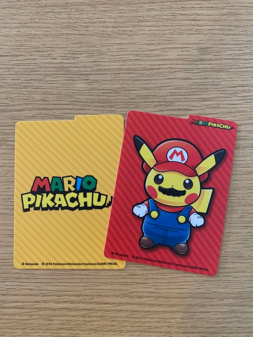 マリオピカチュウBOXカード無し