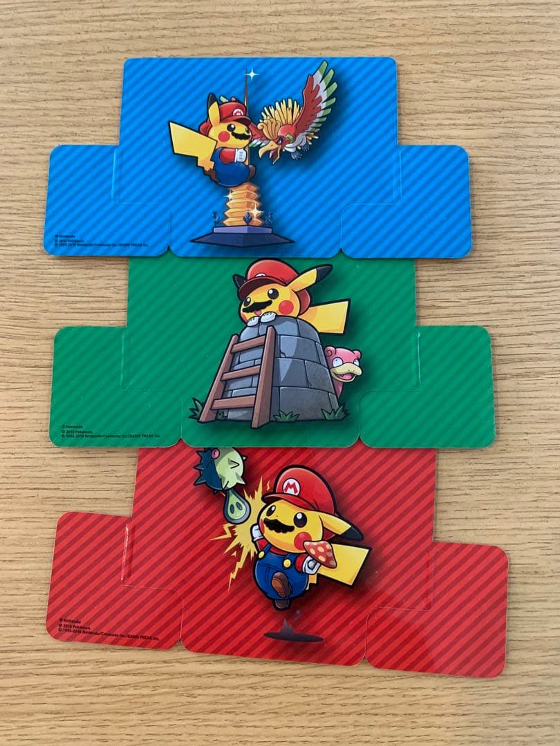 マリオピカチュウBOXカード無し