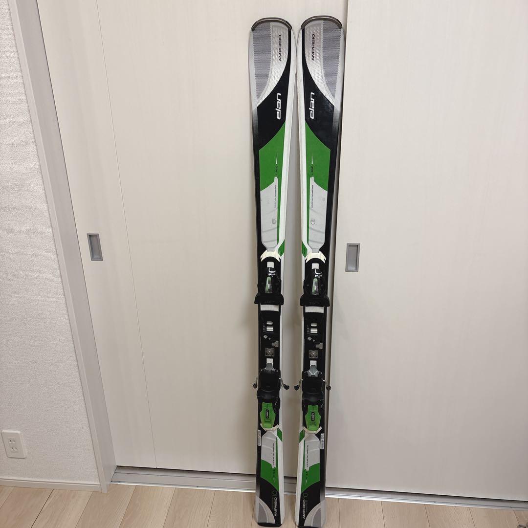 【送料込】elan AMPHIBIO 10 160cmスキー LEKI
