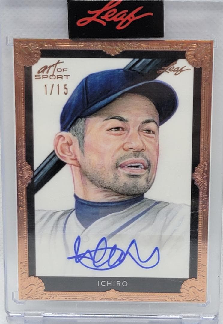 MLB☆イチロー 2021 Leaf Art 15枚限定直筆サインカード