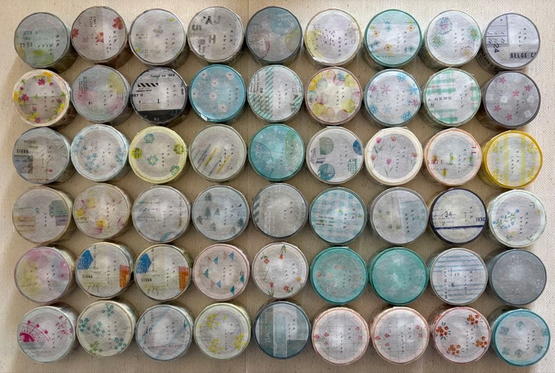 ★おひと★さま専用　ヨハク限定マスキングテープ54点