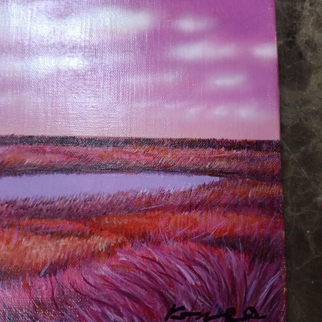 4143)高橋甲子男　油絵　サイズSM　「’８２」