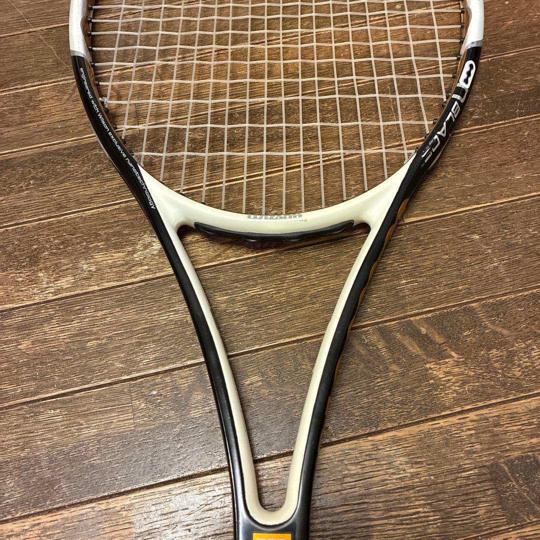 Wilson NコードNブレードブラックゴールド 硬式テニスラケット2本セット