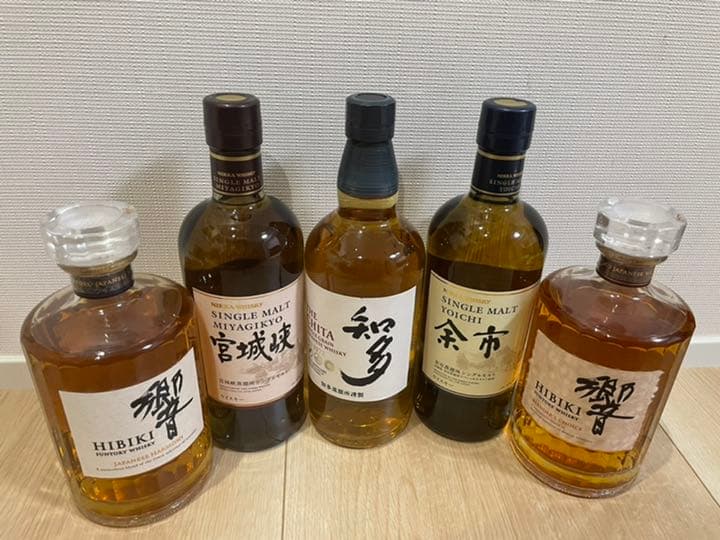 サントリー 響　知多　余年　宮城峡 5点セット