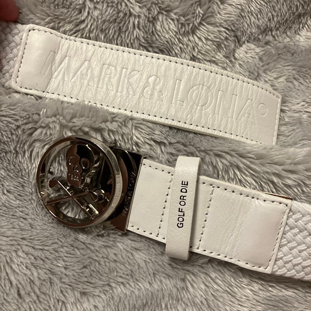 MARK&LONA ゴルフベルト ホワイト