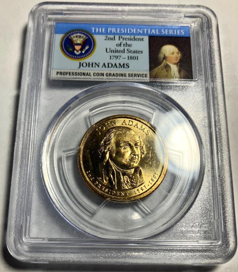 PCGS 鑑定　エラー　USA　旧1ドル