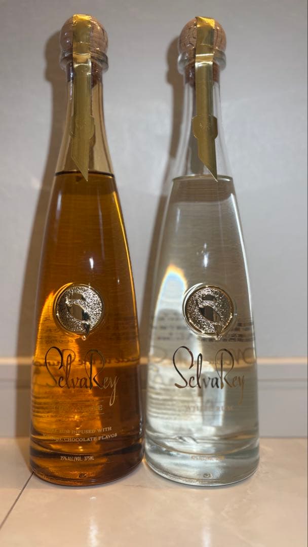 SelvaRay チョコレートラム酒・ホワイトラム酒　2本セット