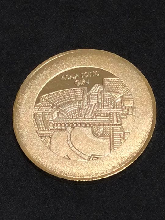 アクア・トトぎふ★サラマンダー☆記念メダル★茶平