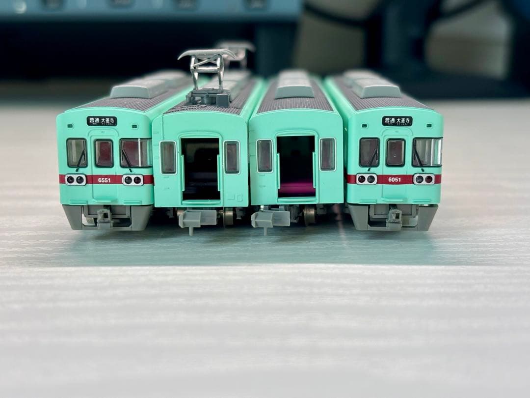 鉄道コレクション 西鉄6050形 更新車　基本4両編成セット N化済み