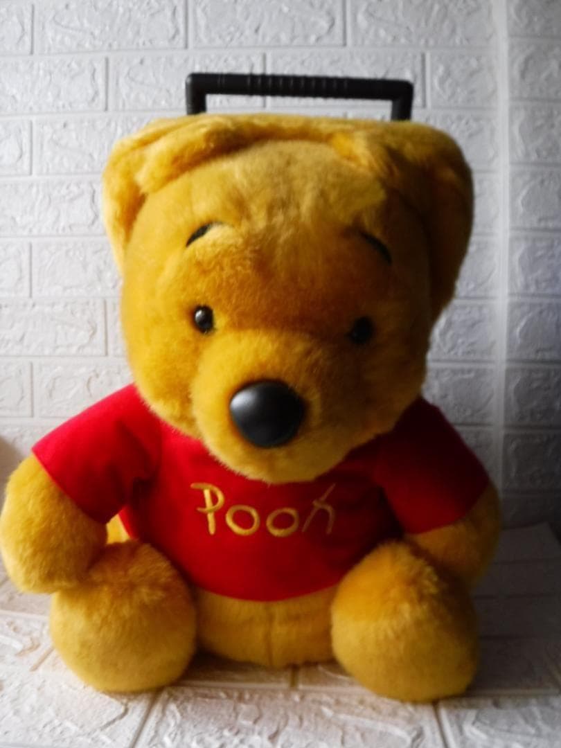 レア　ディズニーストア　くまのプーさんぬいぐるみ キャリーバッグ