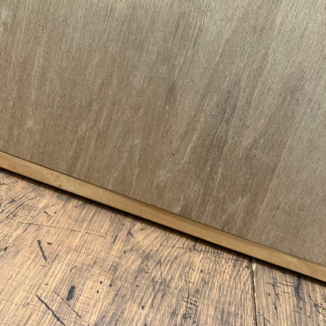 昭和レトロ 木製フレーム 赤富士 富士山 日本画 油絵 アート インテリア