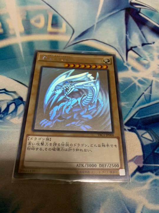 遊戯王　青眼の白龍　ホロ　TRC
