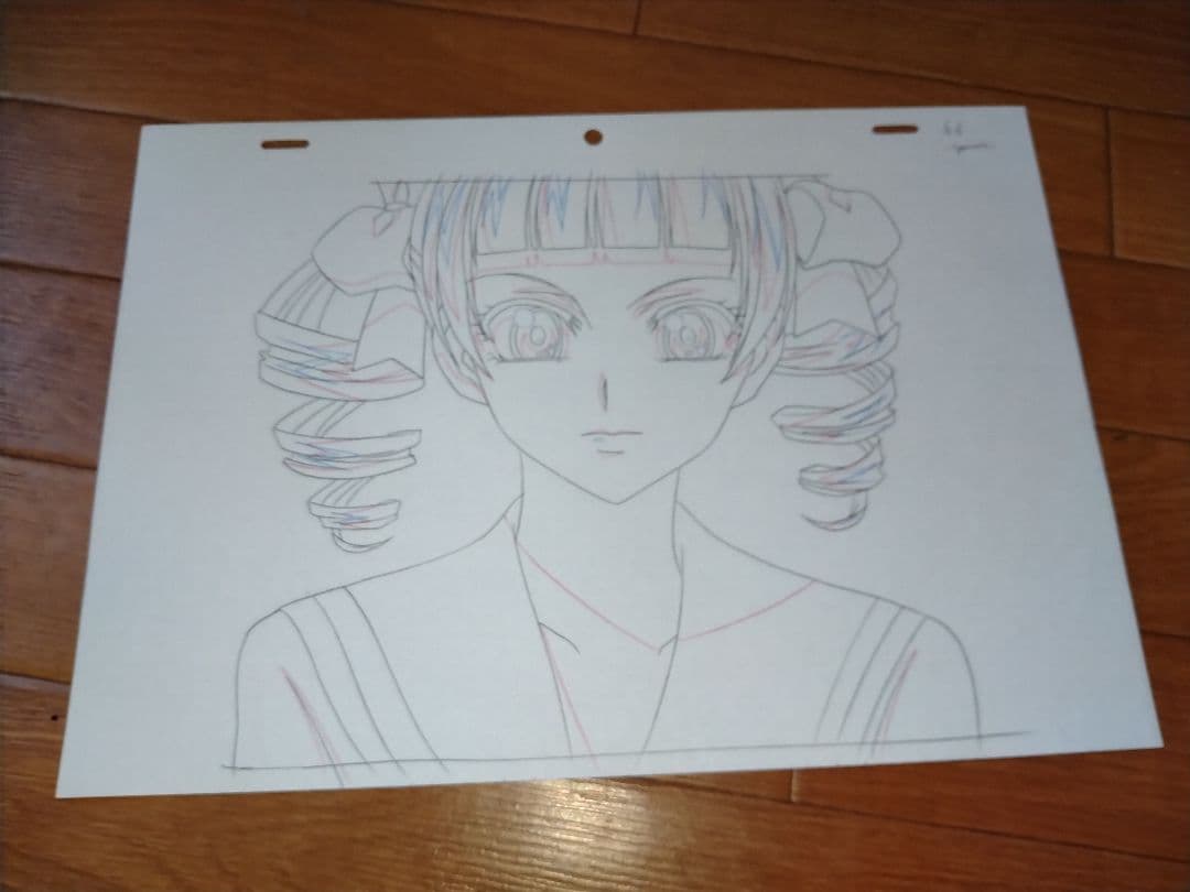 マリア様がみてる　アニメ　セル原画　福沢祐巳　松平瞳子