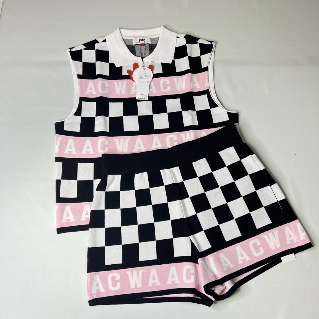 23SS 新作商品　韓国ゴルフブランド　WAAC ニットパンツ　韓国インポート