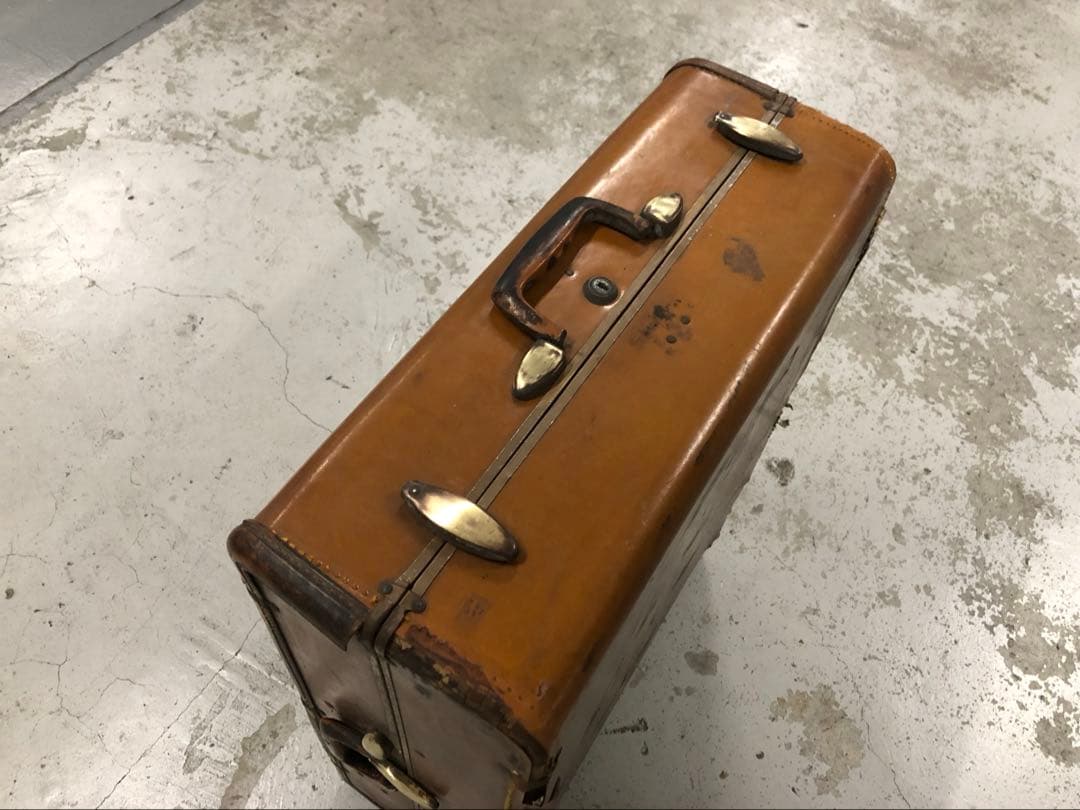 【超希少】4〜50's Samsonite レザー ビンテージスーツケース