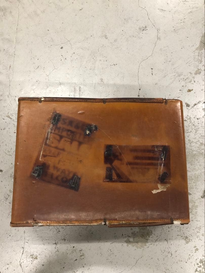 【超希少】4〜50's Samsonite レザー ビンテージスーツケース