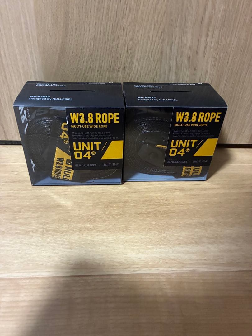 NULL PIXEL × UNIT/04 W3.8 ROPE 2本セット