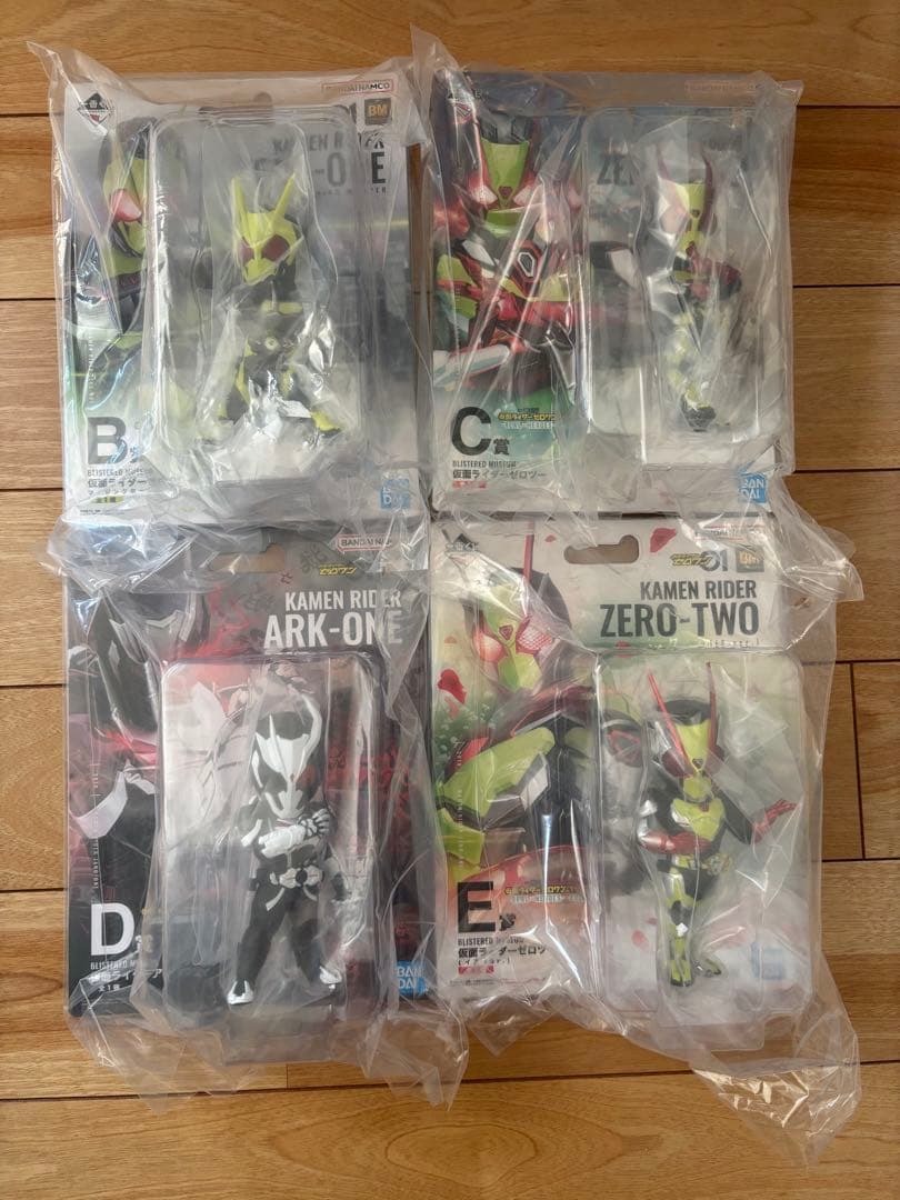 一番くじ　仮面ライダー　ゼロワン　BCDE4体　ライジングホッパー　フィギュア