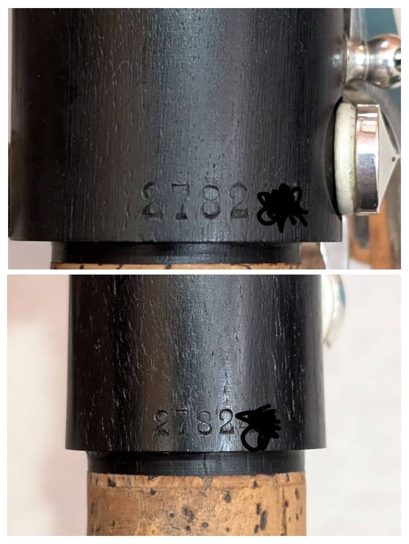 全タンポ交換済 ビュッフェクランポン R13 クラリネット 銀メッキ良好割れなし