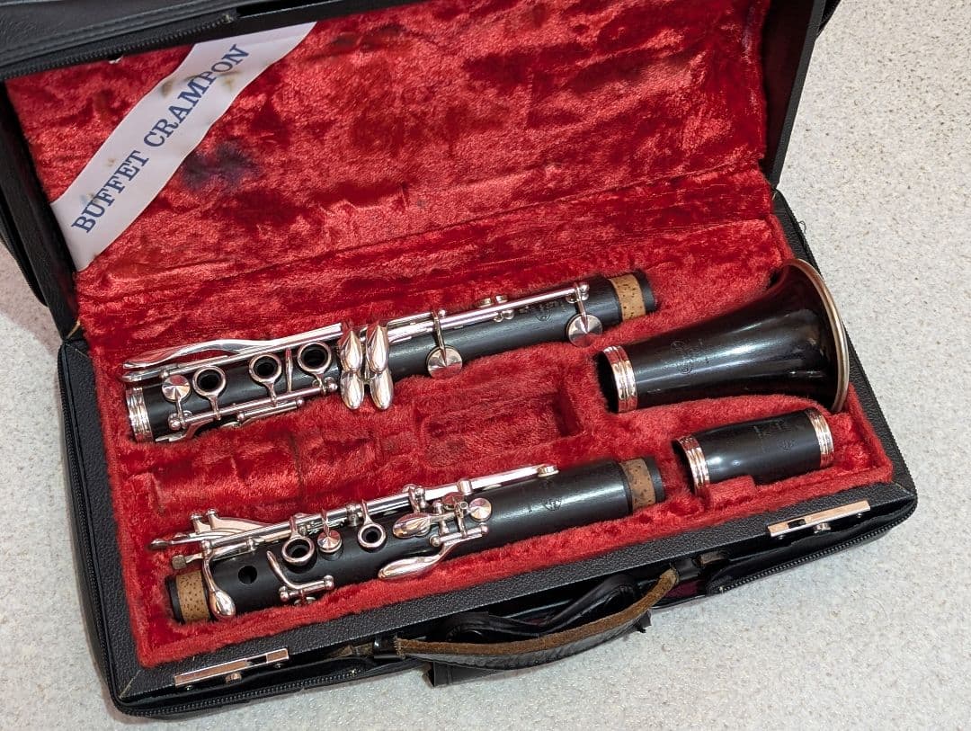 全タンポ交換済 ビュッフェクランポン R13 クラリネット 銀メッキ良好割れなし
