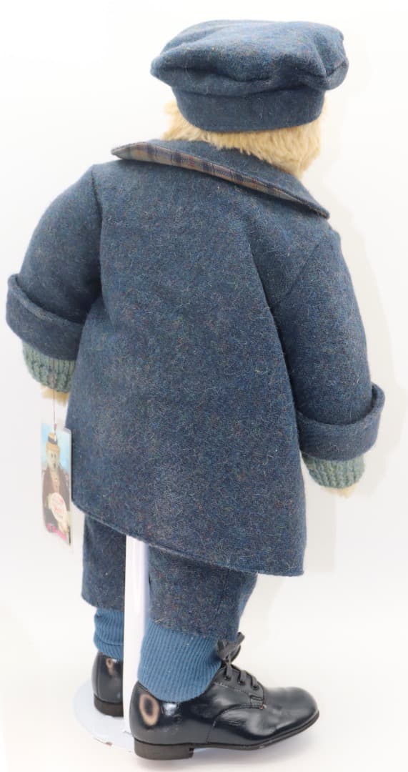 アーティストベア STAR ジョー・グリノ作 青いウールコートのぬいぐるみ