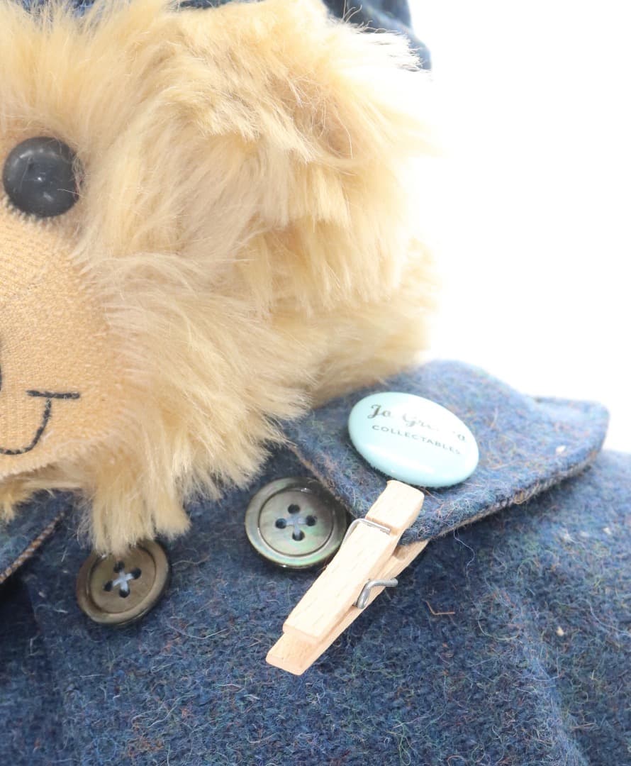 アーティストベア STAR ジョー・グリノ作 青いウールコートのぬいぐるみ