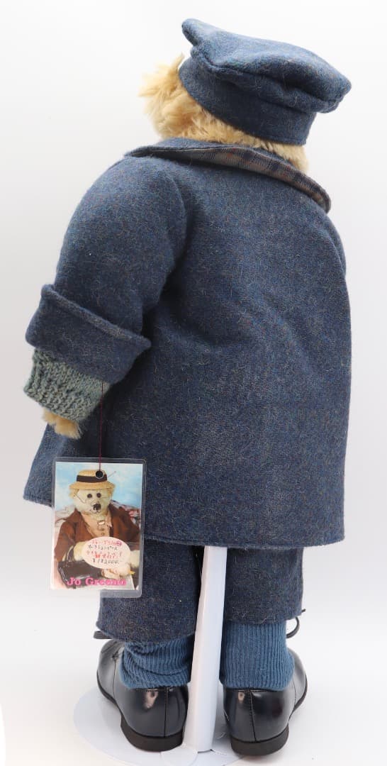アーティストベア STAR ジョー・グリノ作 青いウールコートのぬいぐるみ