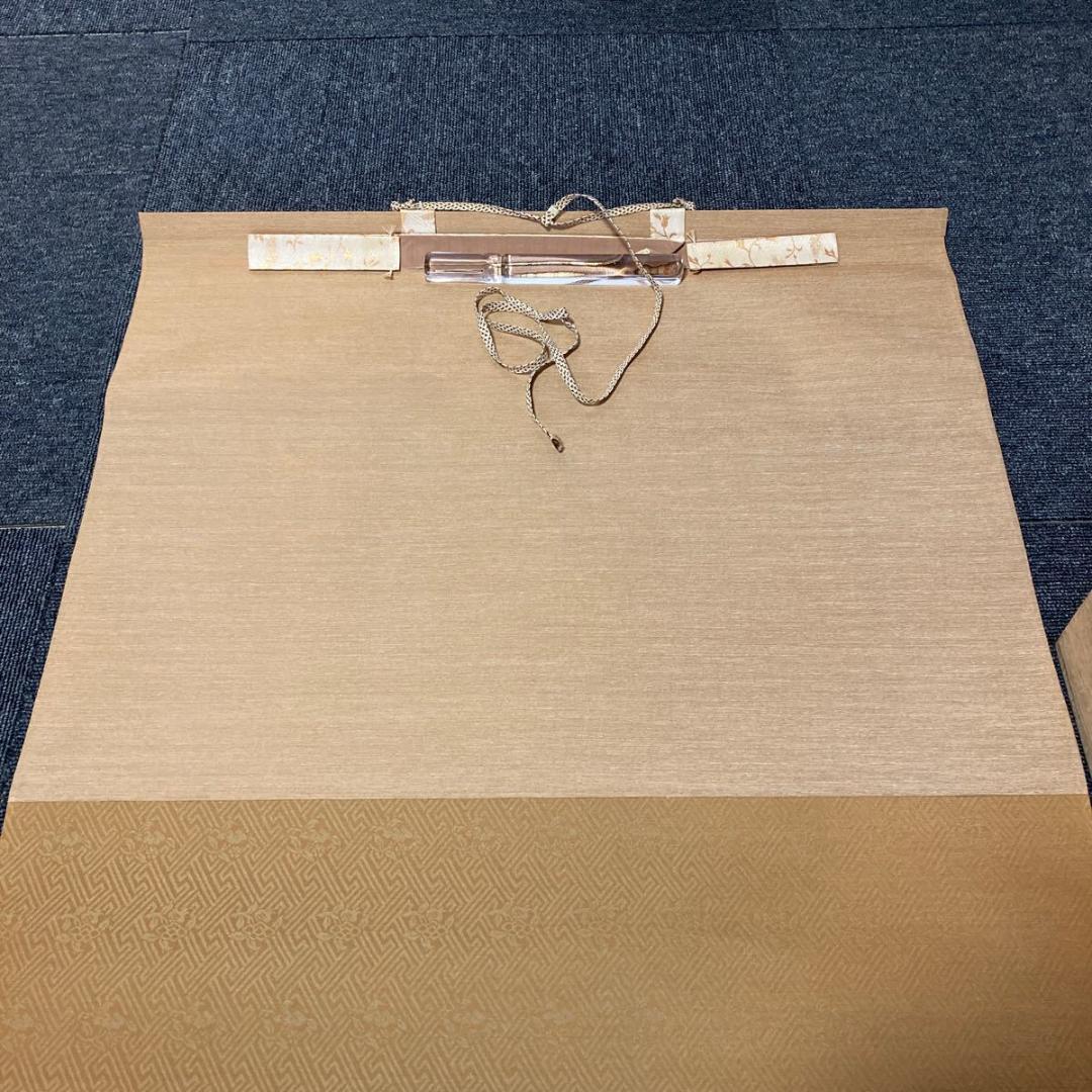 掛軸 安藤栖阜『鶏 にわとり』日本画 紙本 肉筆 共箱付 掛け軸 No.974