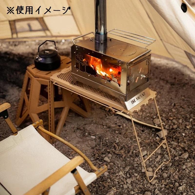 ジャグ置き　アイアンテーブル　脚立　スツール　ソロキャンプ　ラック　ゴールゼロ