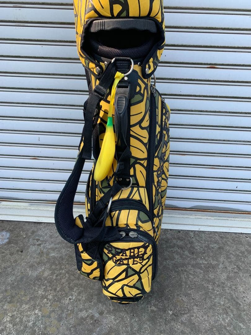 限定品レア パーリーゲイツ スタンド キャディバッグ バナナ柄総柄迷彩