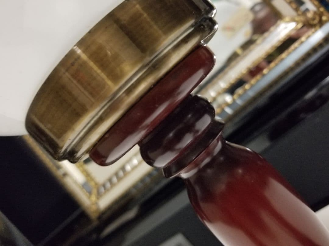 1970's　ミッドセンチュリーモダン　スピンドルポール　乳白硝子　ボールランプ