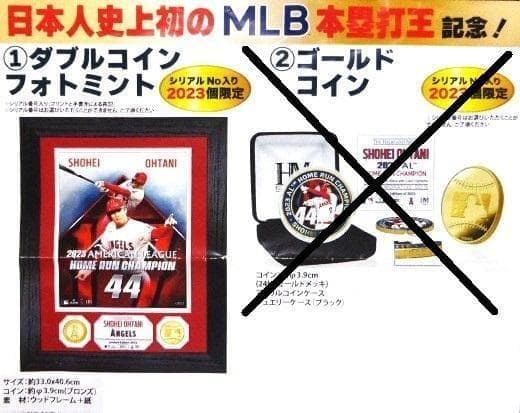 レア品　大谷翔平 ホームラン王 ダブルフォトミント