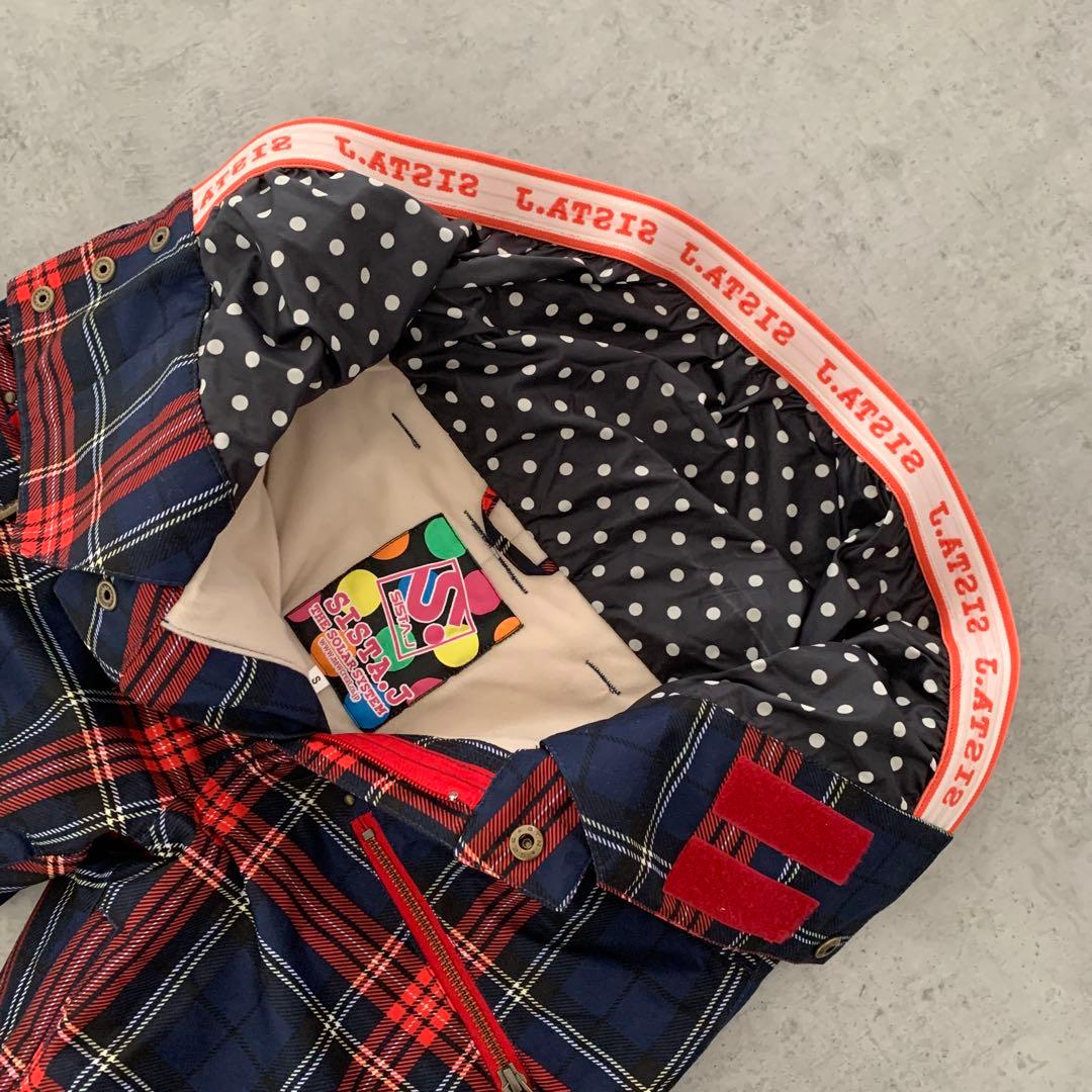未使用級✨sista.Jスキー スノボ ウェア 上下セット レディース　チェック