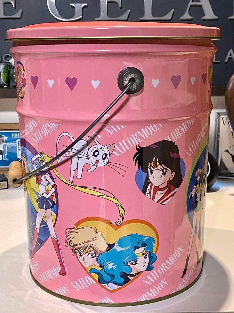 美少女戦士 セーラームーンS ペール缶 ドラム缶 スチール缶 昭和 レトロ 美品