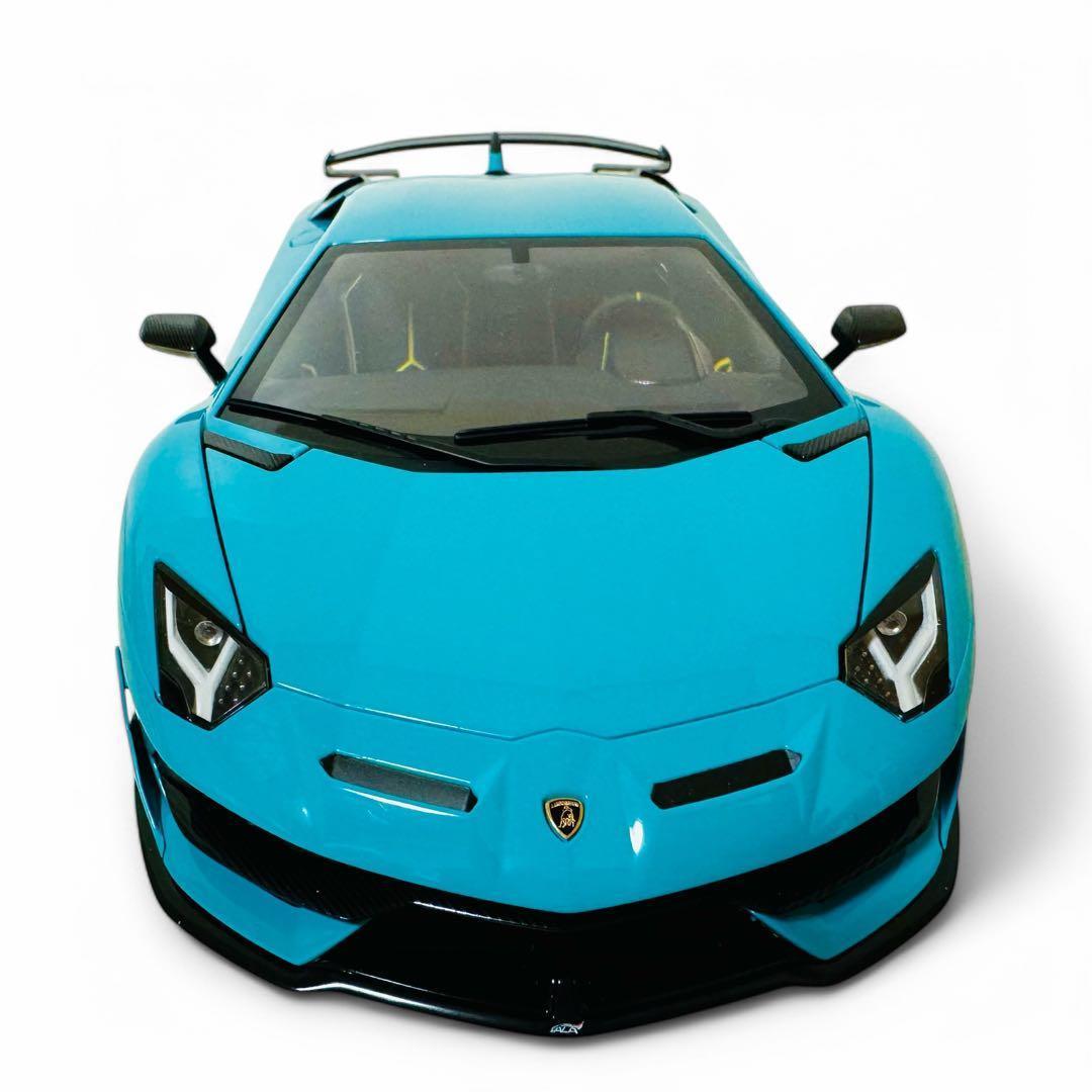オートアート 1/18 ランボルギーニアヴェンタドール SVJ ターコイズブルー