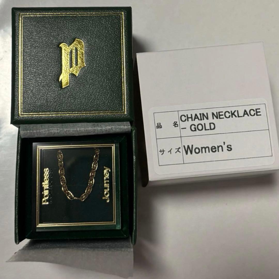 ミュージシャン pointless journey CHAIN NECKLACE GOLD
