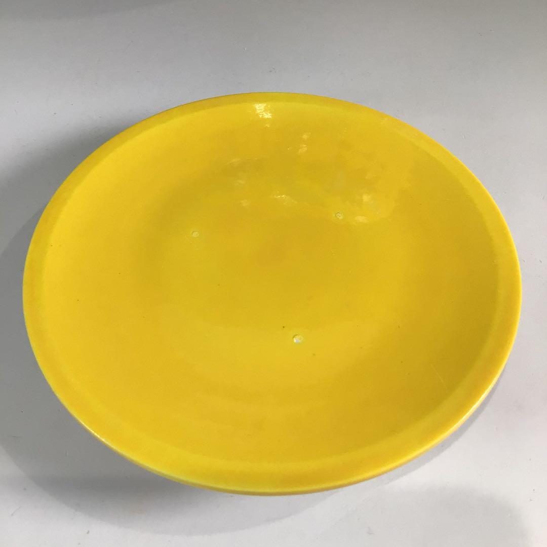 Ｐ１４１　皆具　『高野昭阿弥造』『黄交趾』『唐草文』『台子皆具』　共箱　茶道具