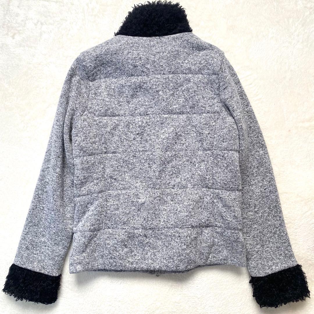 Callaway ✨良品✨ブルゾン シャギー アウター ダブルジップ ロゴ刺繍