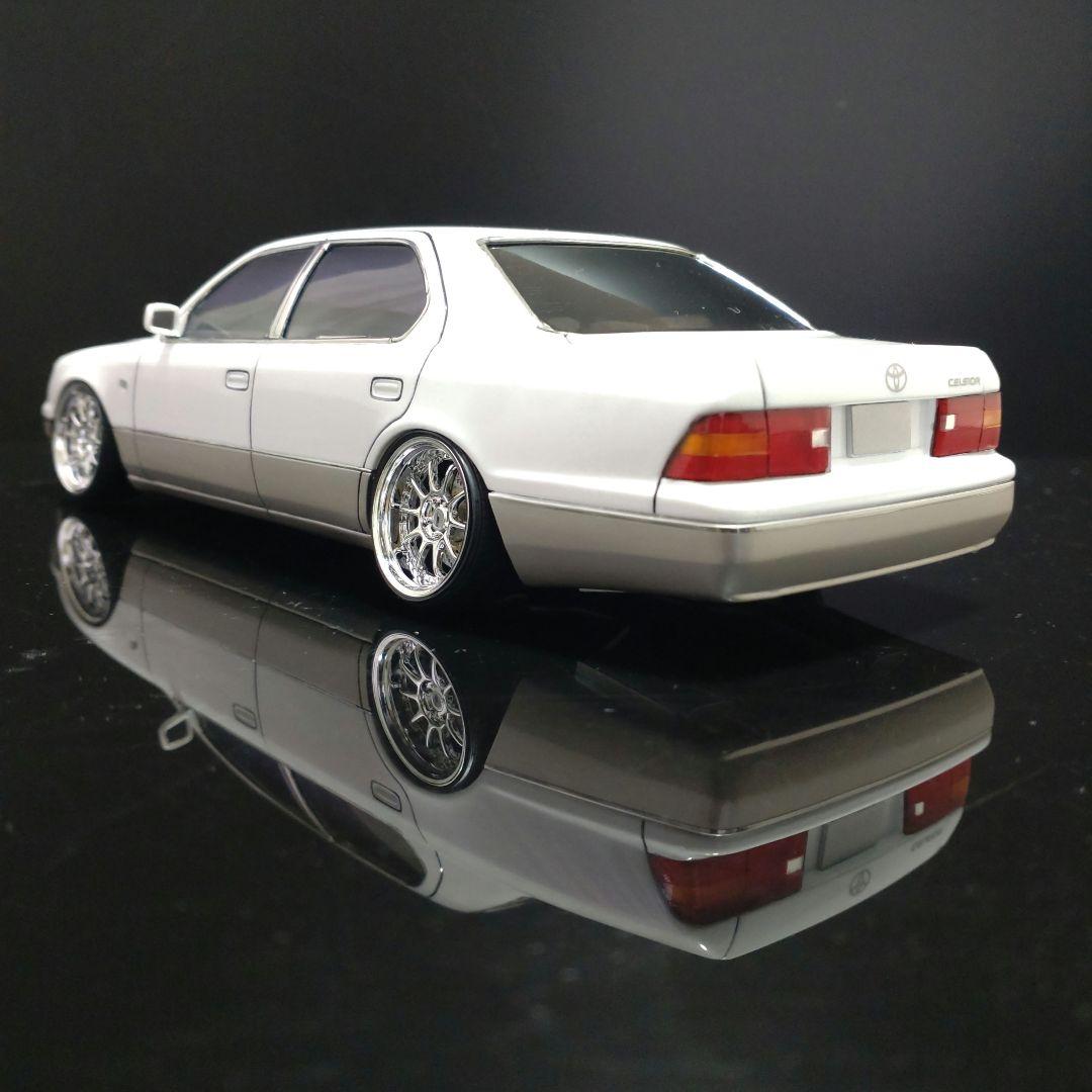 アオシマ UCF21セルシオ後期型 プラモデル完成品