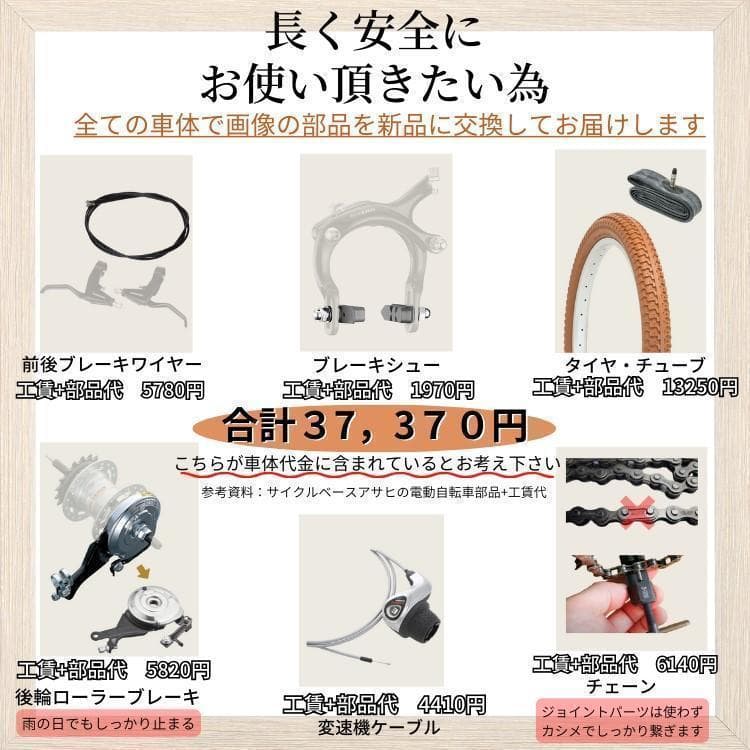 【全国送料無料】　新品部品 子供乗せ対応 12Ah　ビッケ　GC　電動自転車