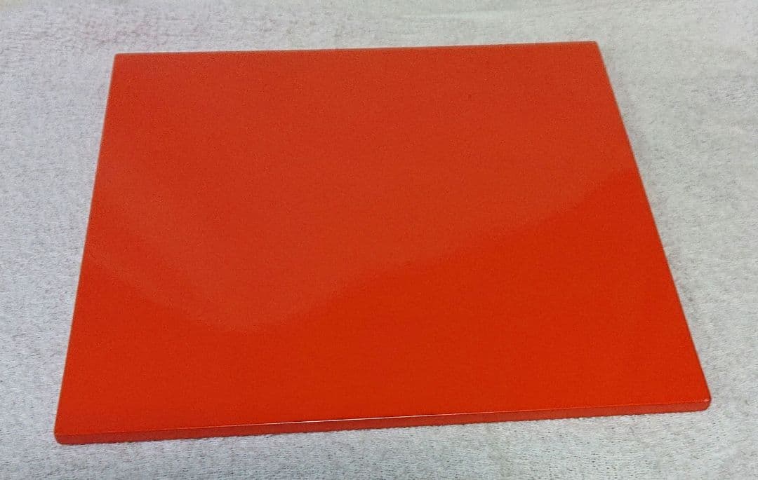 鮮やかな朱塗売茶棚A463