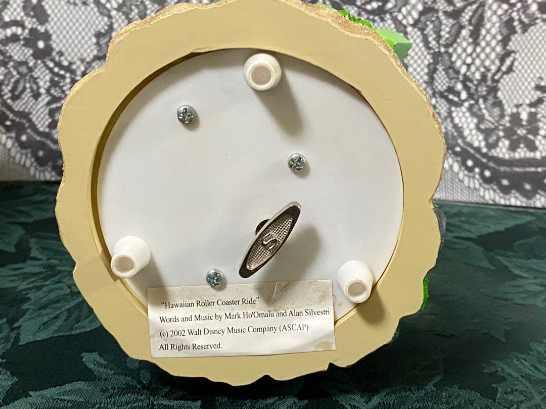 海外ディズニー　スティッチ　オルゴール　スノードーム　スノーグローブ