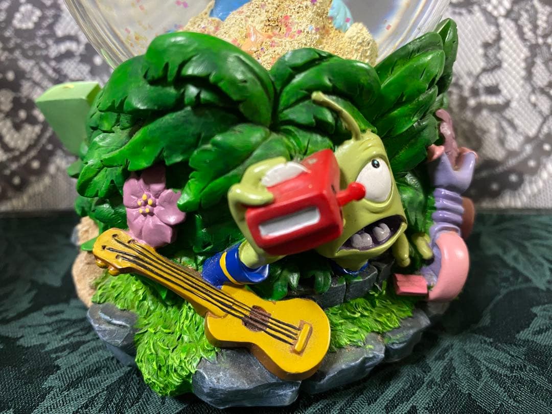 海外ディズニー　スティッチ　オルゴール　スノードーム　スノーグローブ