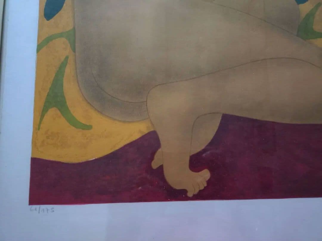 絵画 lithographie originale d'Alain Bonnefoit