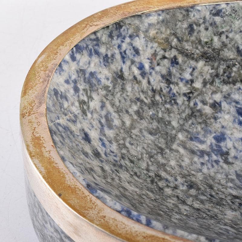 パワーストーン　ソーダライト　PRATA833刻印　銀装飾　水盤　V　R8529