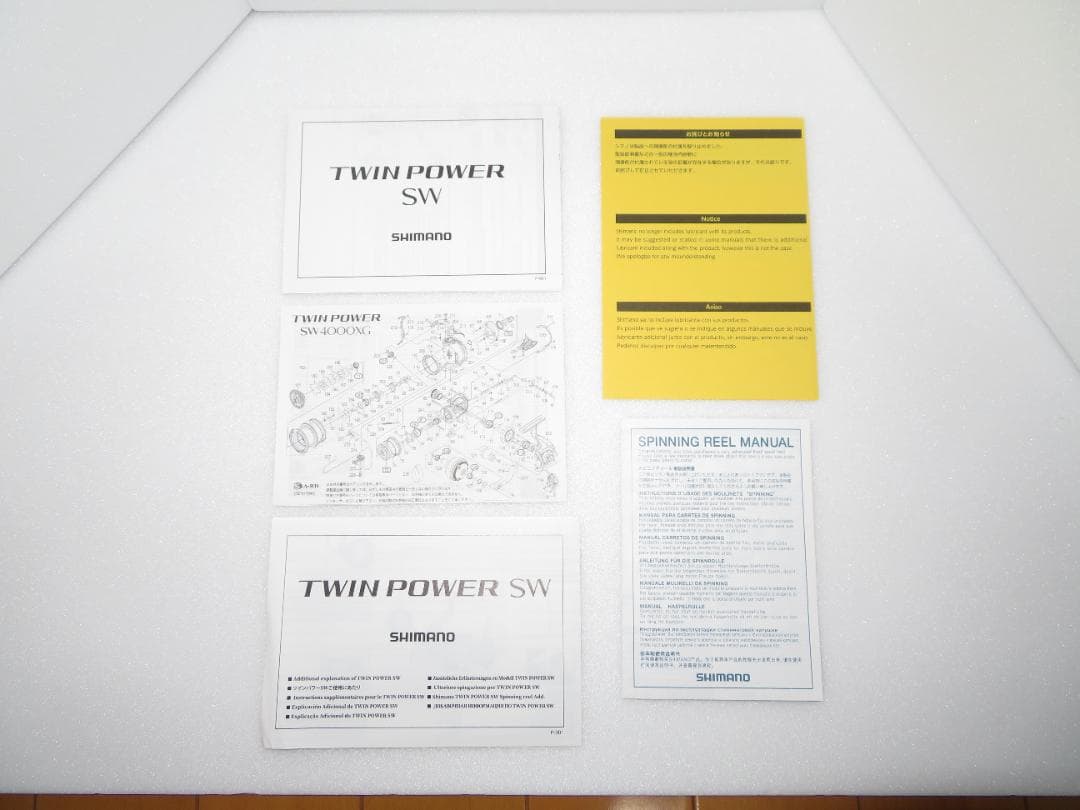SHIMANO 21TWINPOWER SW 6000HG　純正替えスプール付き