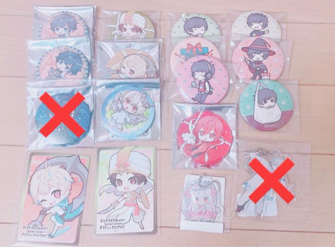 歌い手 グッズまとめ売り そらる まふまふ うらたぬき 坂田 缶バッジ