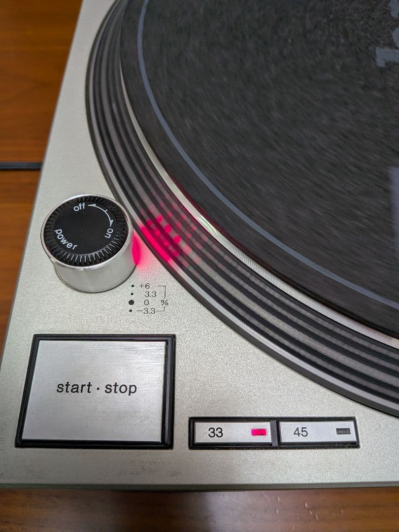 Technics SL-1200MK3D SHURE M44Gカートリッジ付き