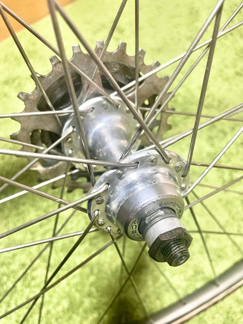 動画あり！ ★希少ヴィンテージ☆ Shimano シマノ ホイールセット